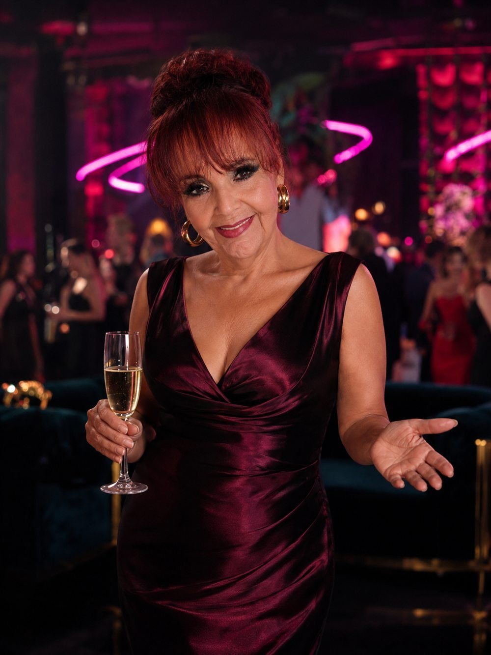 MiMi, anfitriona del club de solteros de Miami